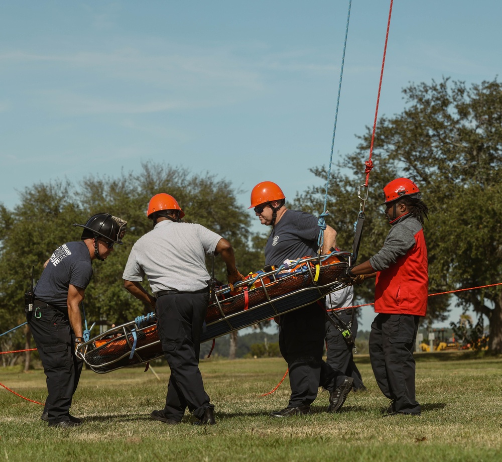 High-Angle Rescue Drill