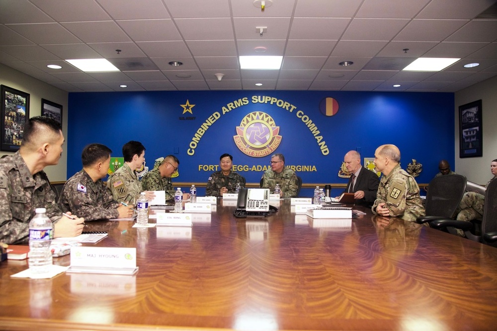 Maj. Gen. Soon Gun Choi visits Fort Gregg-Adams