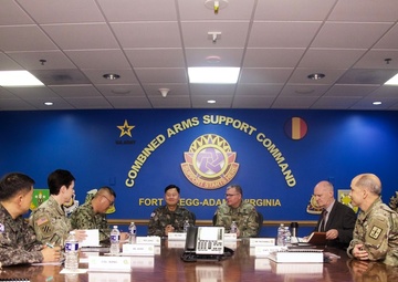 Maj. Gen. Soon Gun Choi visits Fort Gregg-Adams