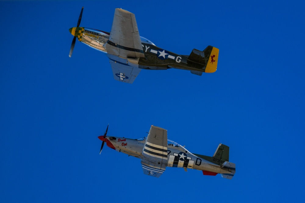 P-51 Flight and Skydiving Highlight 97th FTS Anniversary Celebration