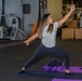 Yoga is taught on board USS Abraham Lincoln
