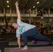 Yoga is taught on board USS Abraham Lincoln