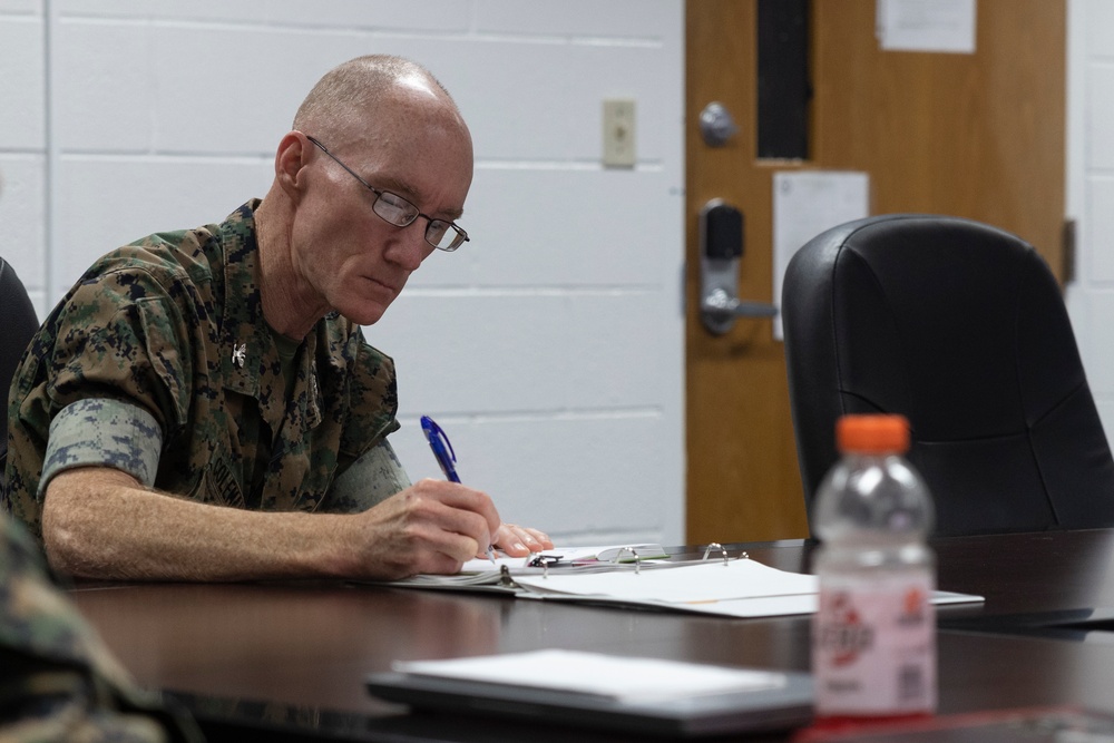 2nd Marine Logistics Group Leaders Discuss Electromagnetic Spectrum Capabilities