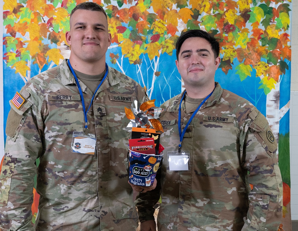 USARCENT personnel volunteer at Shaw Heights Elementary School