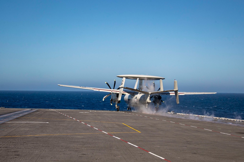 Abraham Lincoln conducts flight operations