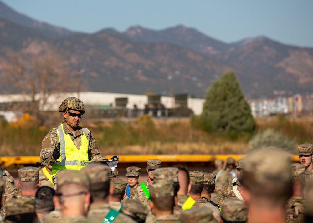 Ivy Soldiers conduct Railhead Operations