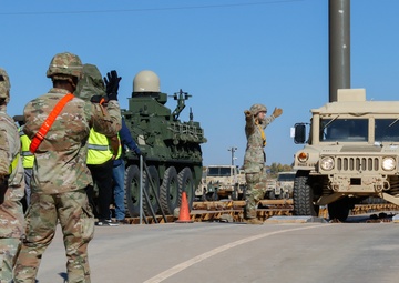 HHBN, 4ID Offloads Vehicles from European Deployment