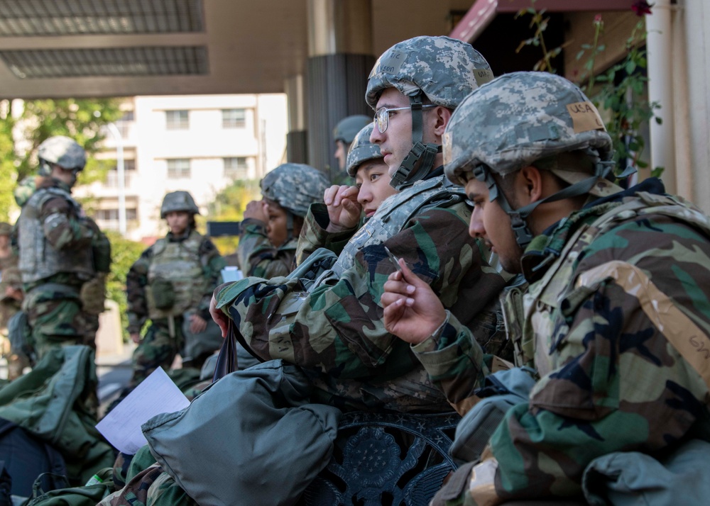 Yokota gears up for a simulated deployment during BM 24-1