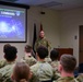 General Dickinson, U.S. Space Command commander, visits the 7th Space Warning Squadron