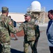 General Dickinson, U.S. Space Command commander, visits the 7th Space Warning Squadron