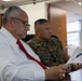 Secretary of the Navy visits the Marines and Sailors of the 24th Marine Expeditionary Unit