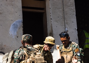 MRF-D engineers, ADF Soldiers, and Timor-Leste Defense Force Soldiers participate in the culminating event of Hari’i Hamutuk 23