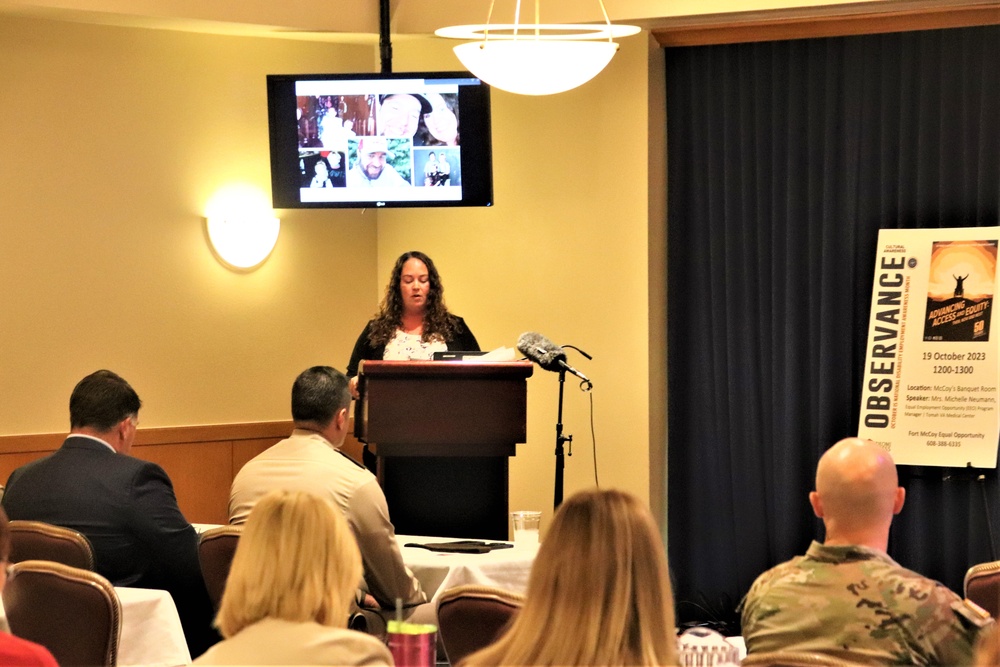 Fort McCoy observes 2023 National Disability Employment Awareness Month with special event