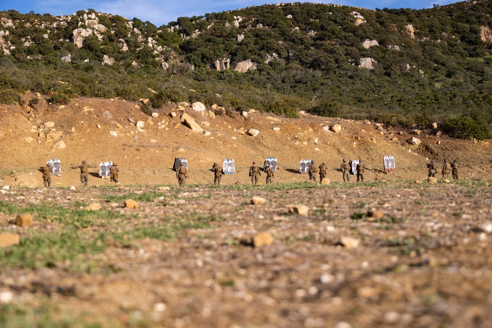 26th MEU(SOC)’s LCE conduct live-fire range in Spain