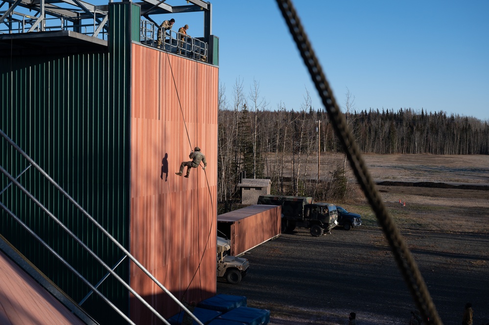 95th Chemical Company rappels at JBER