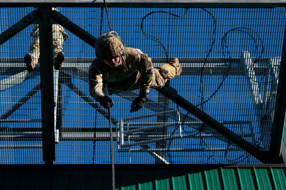 95th Chemical Company rappels at JBER