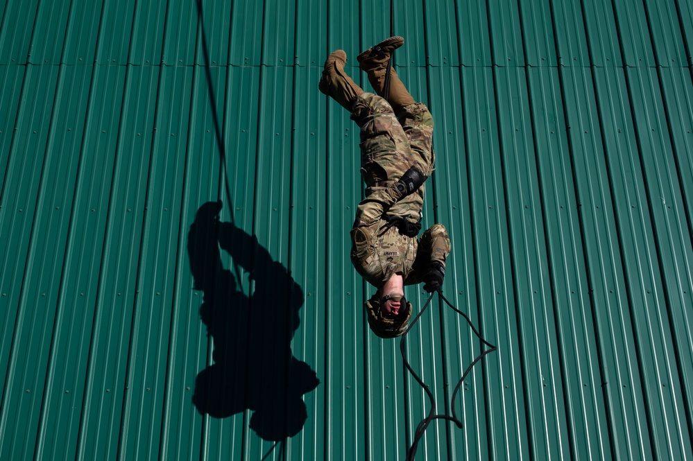 95th Chemical Company rappels at JBER