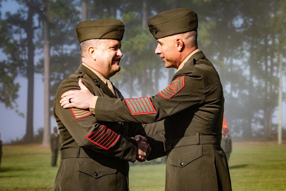 Marine Corps Combat Service Support Schools Relief and Appointment Ceremony