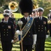 U.S. Navy Ceremonial Band rehearses for a full force arrival demonstration at the White House