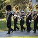 U.S. Navy Ceremonial Band rehearses for a full force arrival demonstration at the White House