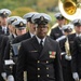 U.S. Navy Ceremonial Band rehearses for a full force arrival demonstration at the White House