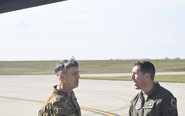 Maj. Gen. Amragost visits Team Minot