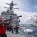 USS Dewey (DDG 105) Conducts Underway Replenishment with USNS Big Horn (T-AO 198) While Operating in the South China Sea