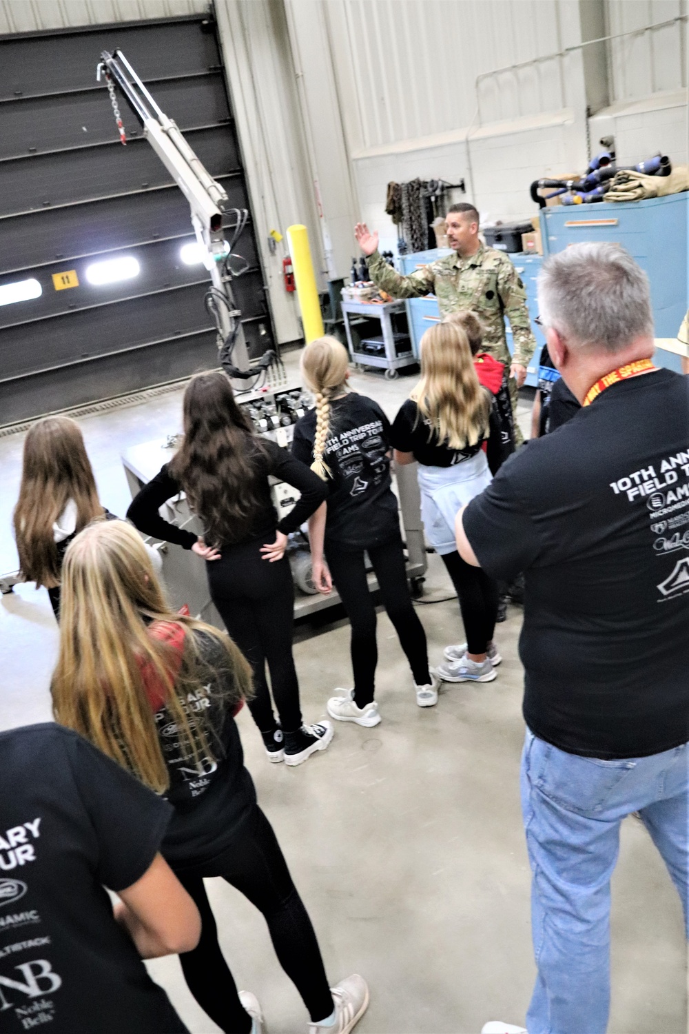 Innovations STEM Academy students visit RTS-Maintenance at Fort McCoy