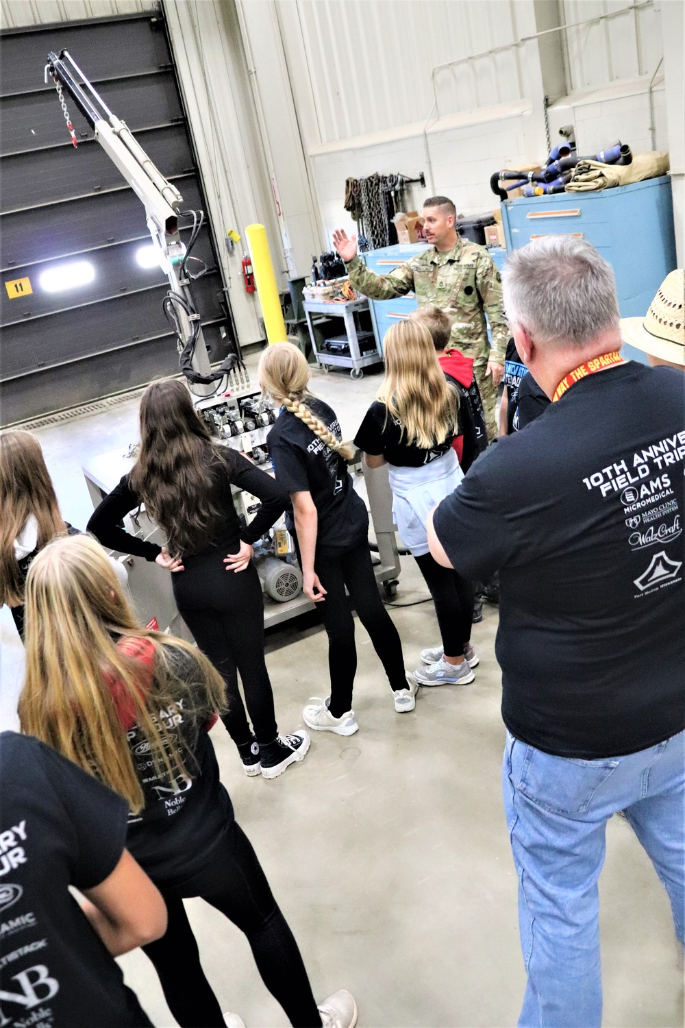 Innovations STEM Academy students visit RTS-Maintenance at Fort McCoy