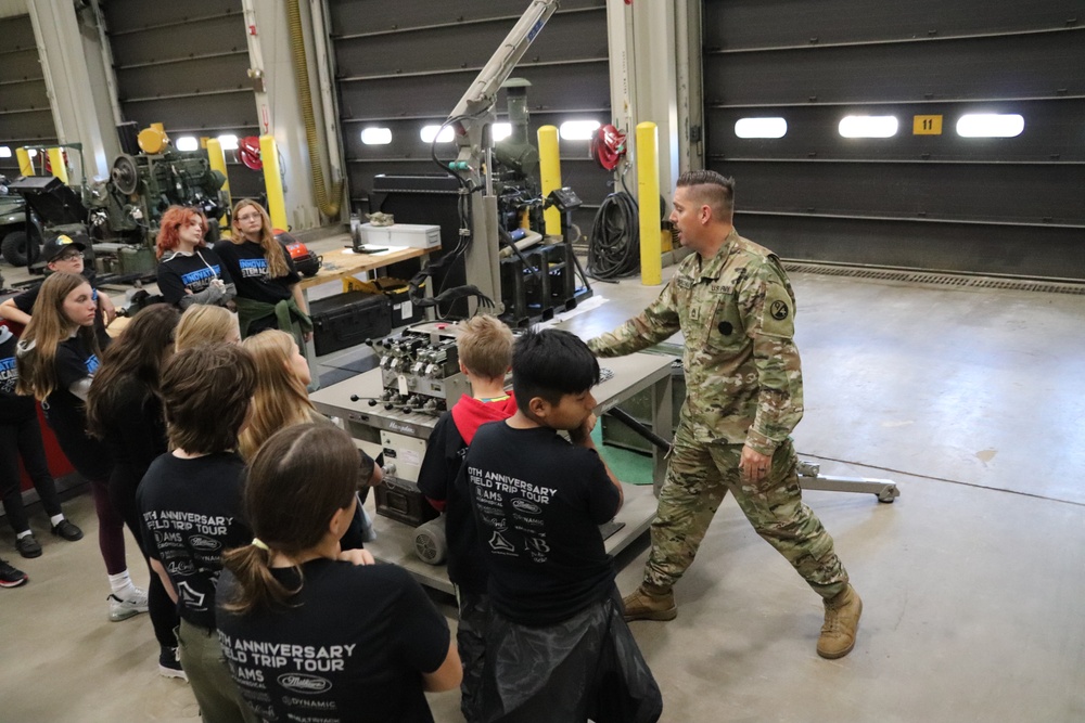 Innovations STEM Academy students visit RTS-Maintenance at Fort McCoy