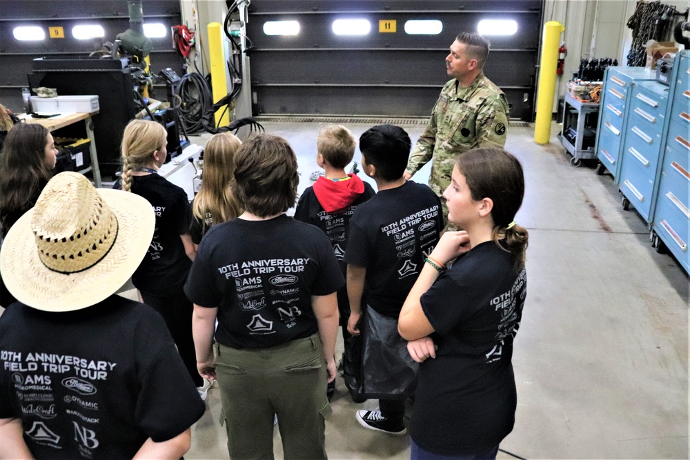 Innovations STEM Academy students visit RTS-Maintenance at Fort McCoy