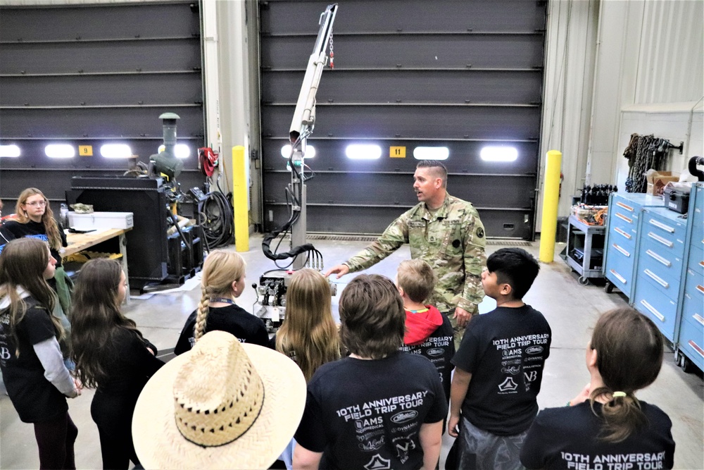 Innovations STEM Academy students visit RTS-Maintenance at Fort McCoy