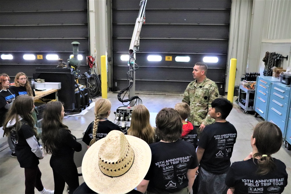 Innovations STEM Academy students visit RTS-Maintenance at Fort McCoy