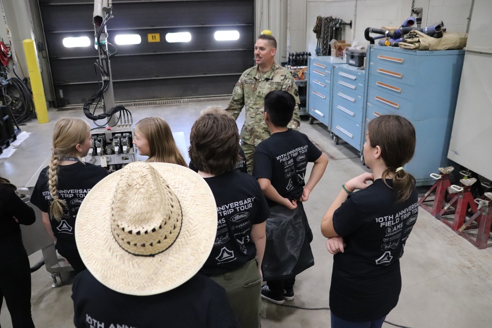 Innovations STEM Academy students visit RTS-Maintenance at Fort McCoy