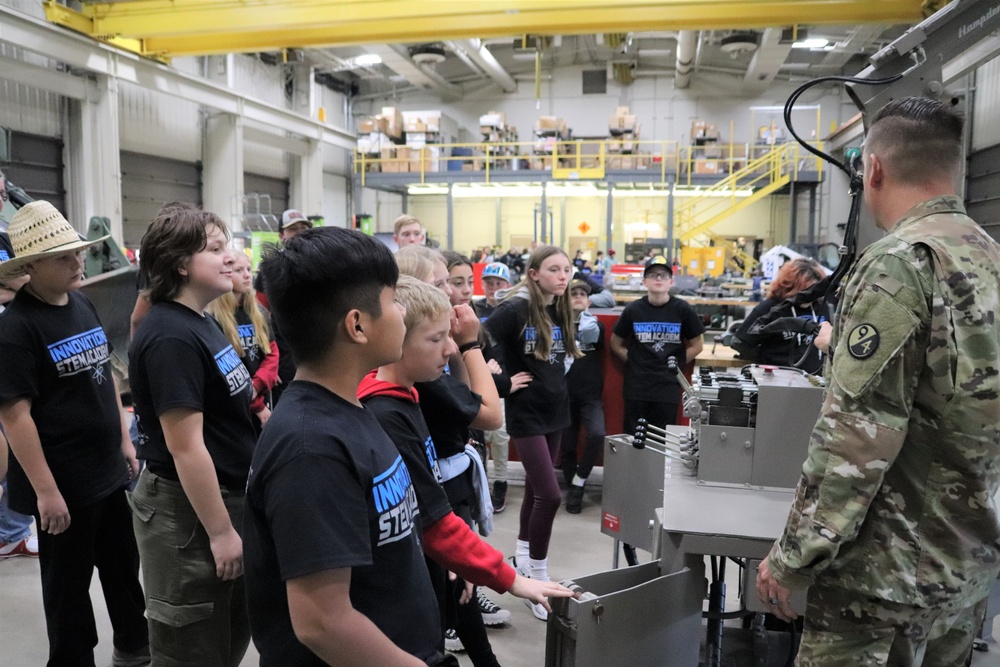 Innovations STEM Academy students visit RTS-Maintenance at Fort McCoy