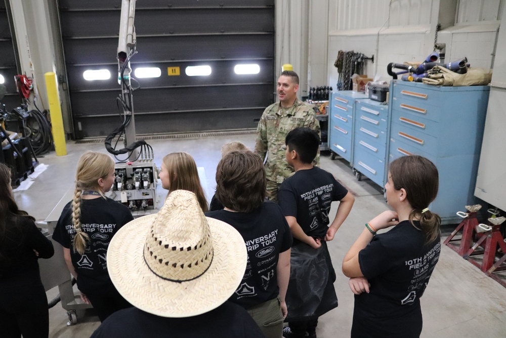 Innovations STEM Academy students visit RTS-Maintenance at Fort McCoy