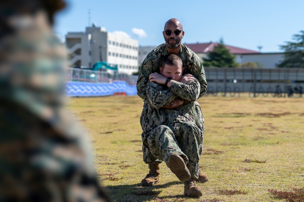 Active Shield 23: US Navy hospital corpsman conduct tourniquet class