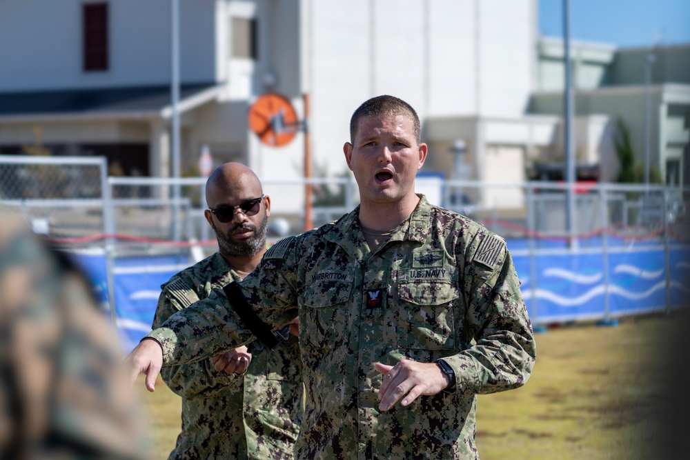 Active Shield 23: US Navy hospital corpsman conduct tourniquet class