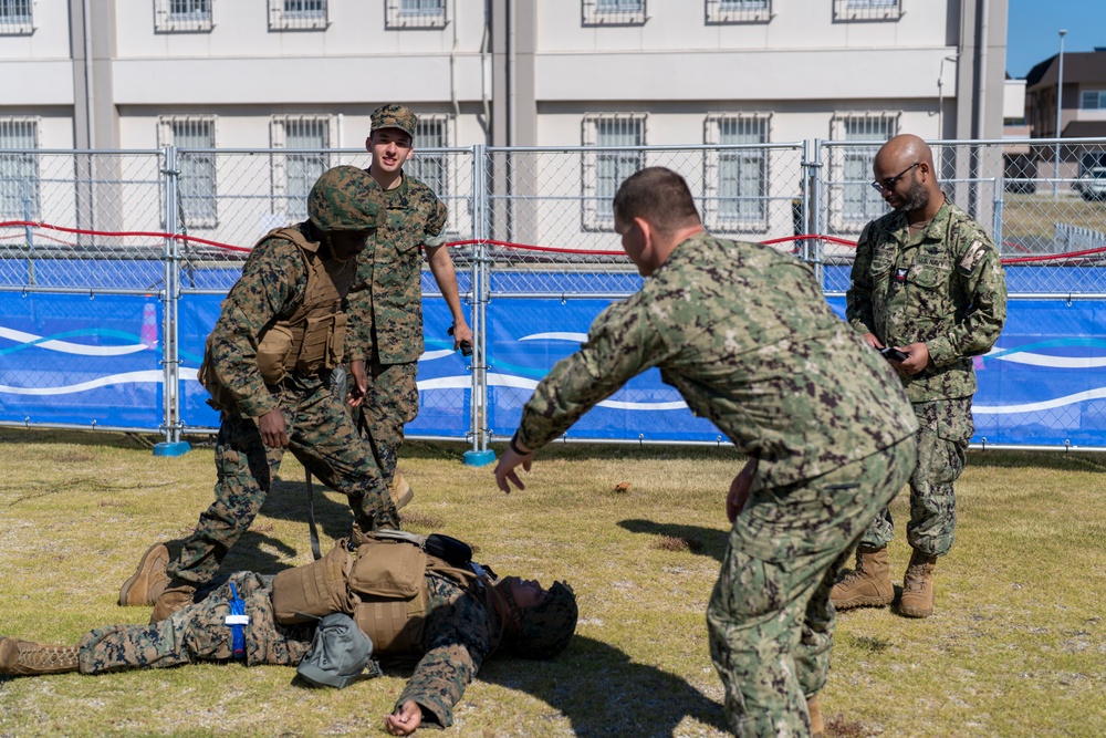 Active Shield 23: US Navy hospital corpsman conduct tourniquet class