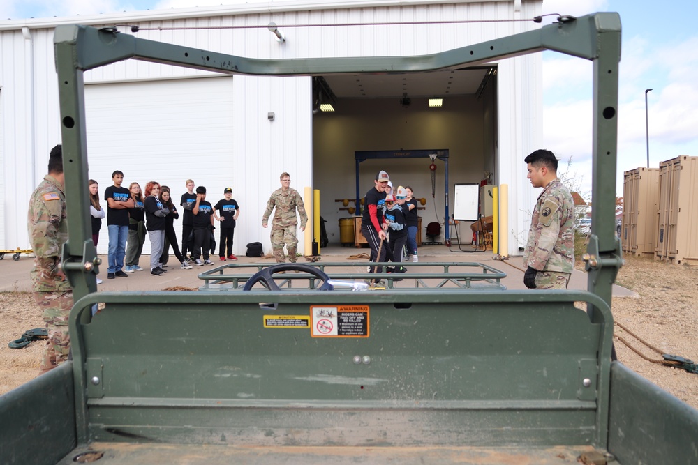 Innovations STEM Academy students visit RTS-Maintenance at Fort McCoy