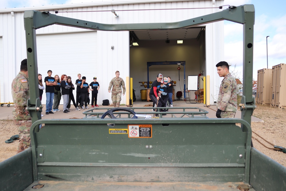 Innovations STEM Academy students visit RTS-Maintenance at Fort McCoy