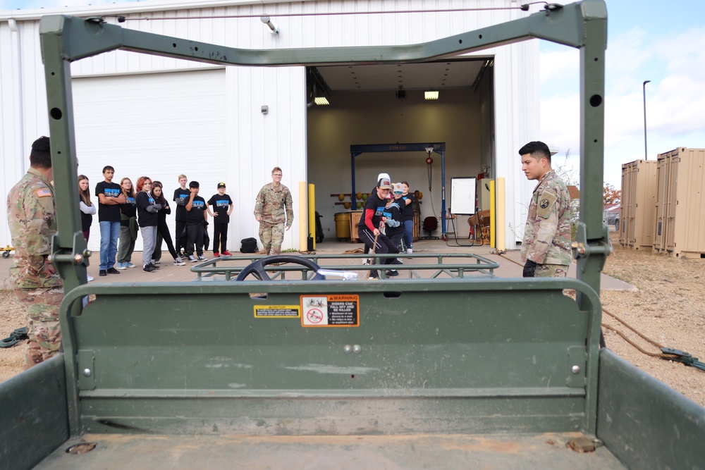 Innovations STEM Academy students visit RTS-Maintenance at Fort McCoy