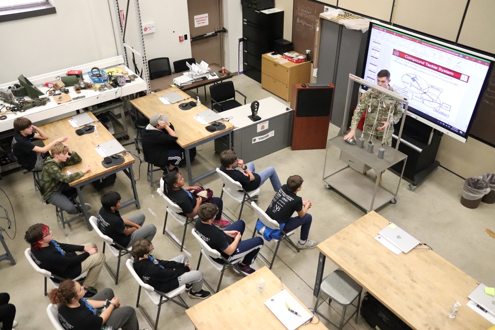 Innovations STEM Academy students visit RTS-Maintenance at Fort McCoy