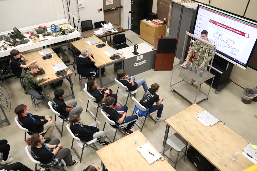 Innovations STEM Academy students visit RTS-Maintenance at Fort McCoy