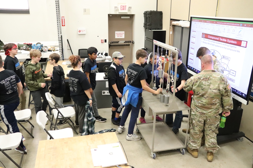 Innovations STEM Academy students visit RTS-Maintenance at Fort McCoy