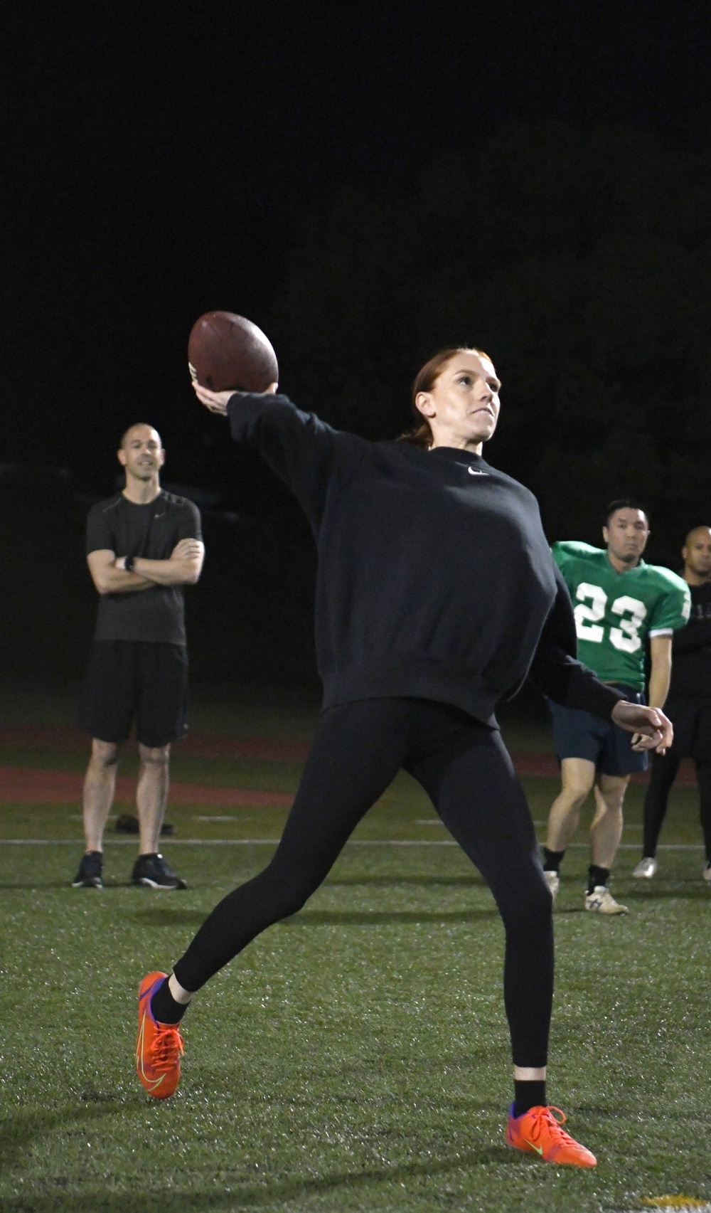 Punt, Kick, Toss event brings out more than 20 competitors for gridiron challenge