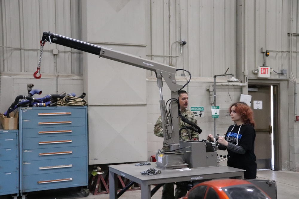 Innovations STEM Academy students visit RTS-Maintenance at Fort McCoy