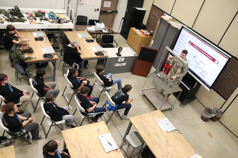 Innovations STEM Academy students visit RTS-Maintenance at Fort McCoy