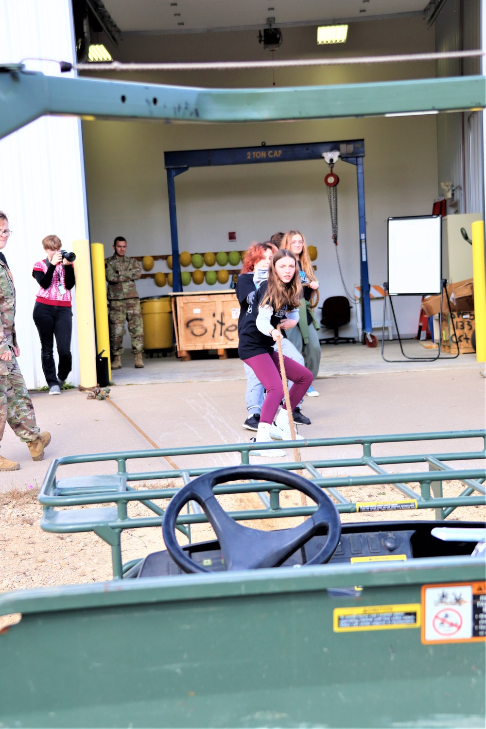 Innovations STEM Academy students visit RTS-Maintenance at Fort McCoy