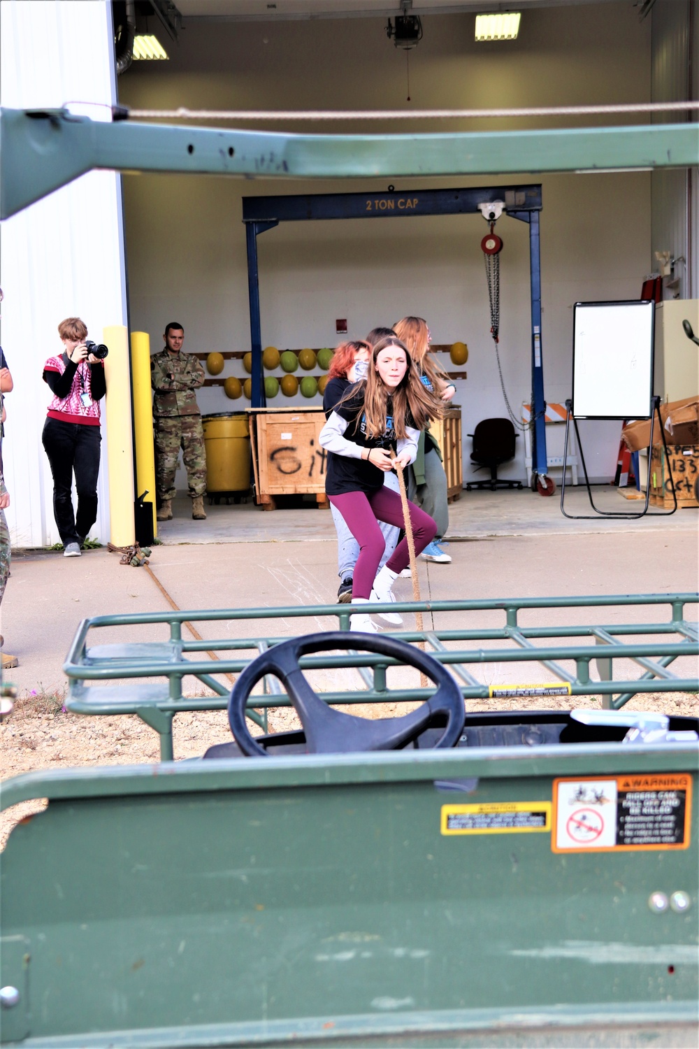 Innovations STEM Academy students visit RTS-Maintenance at Fort McCoy